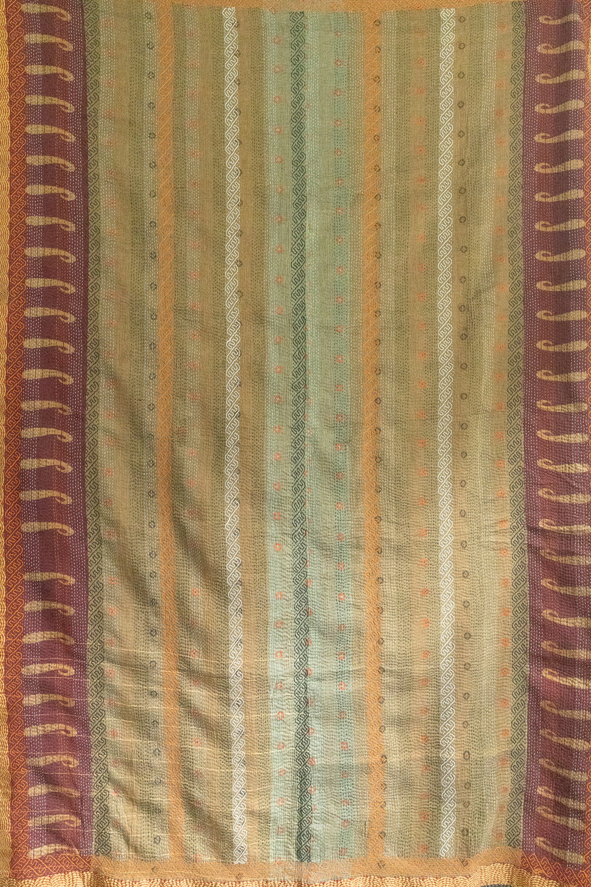 Masterpiece No. 140 Kantha Quilt