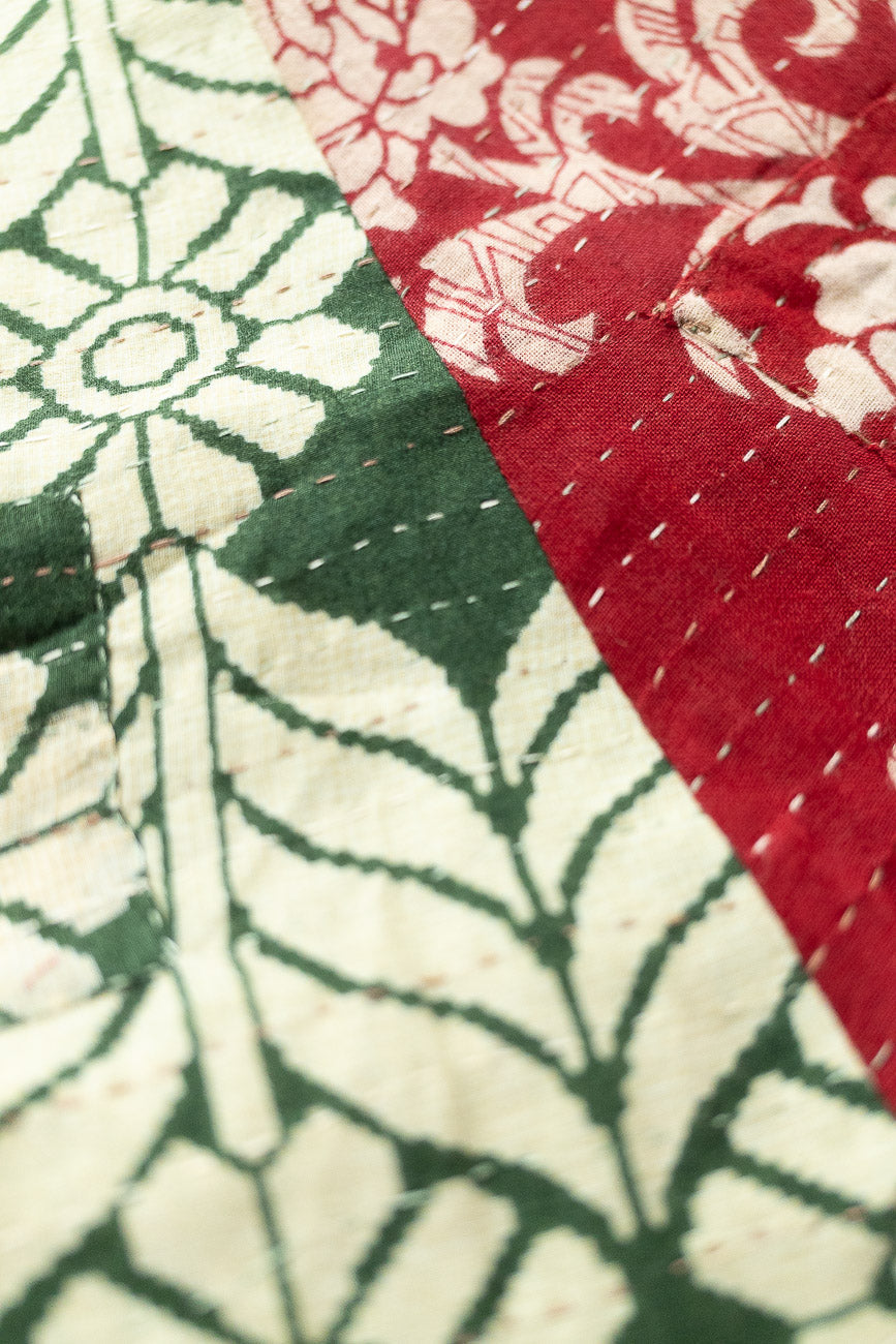Kantha Christmas Tree Skirt - No. 4