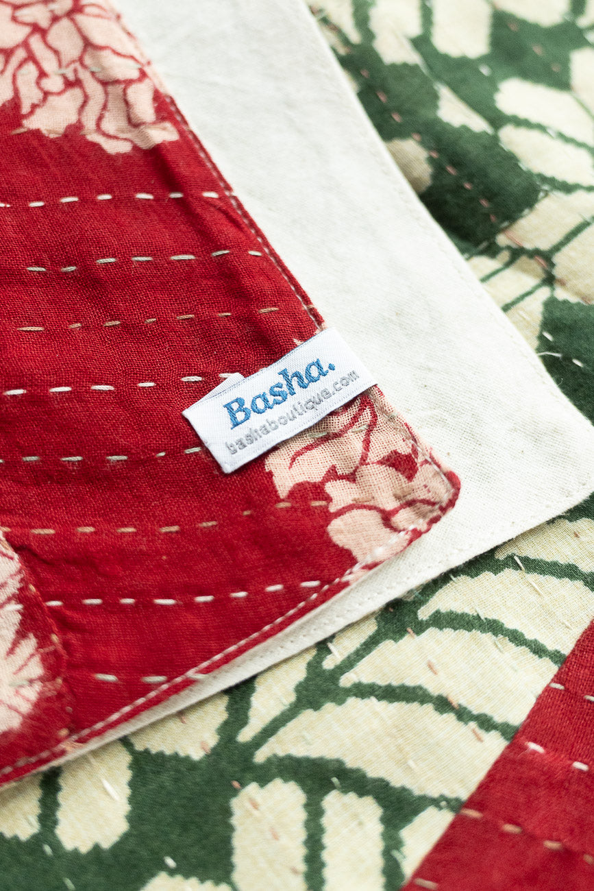 Kantha Christmas Tree Skirt - No. 4