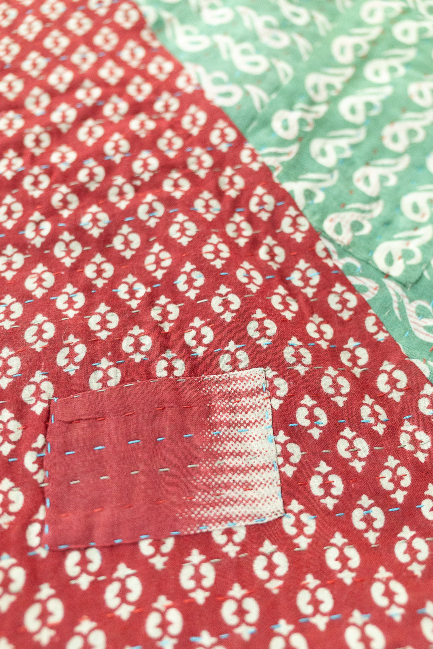 Kantha Christmas Tree Skirt - No. 5