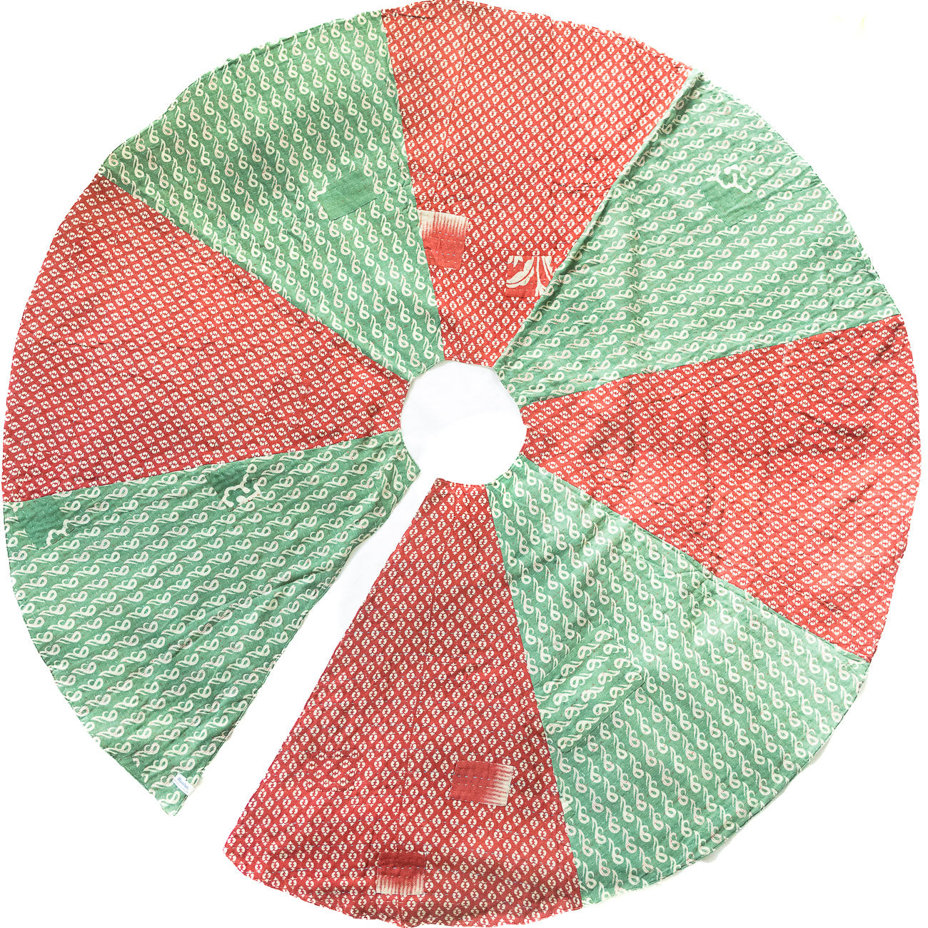 Kantha Christmas Tree Skirt - No. 5