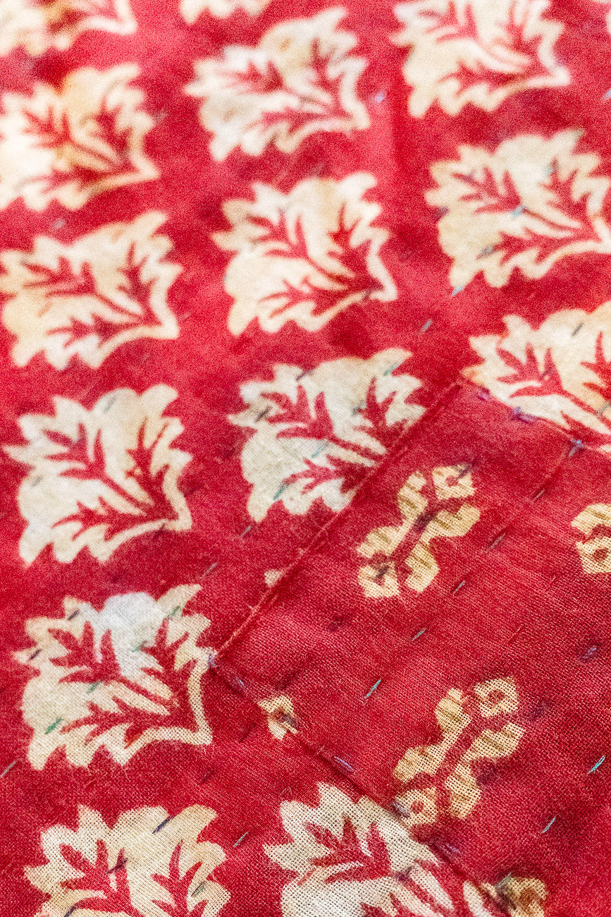 Kantha Christmas Tree Skirt - No. 9