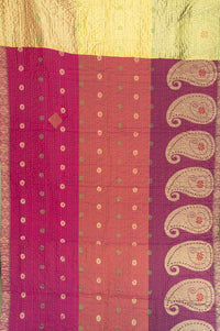 Kantha Silk Throw Blanket