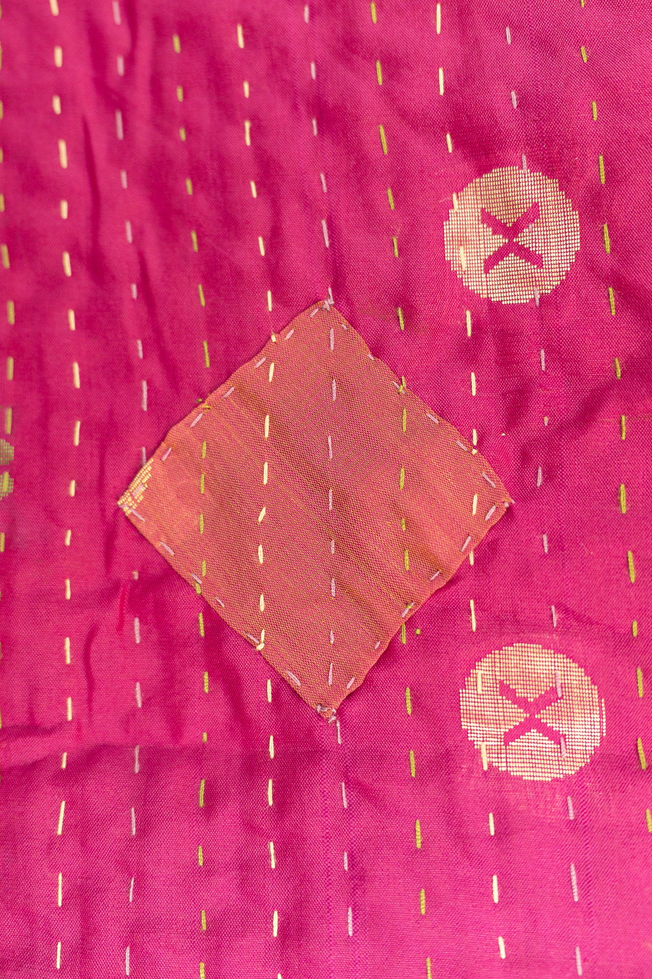 Noble Silk Blend Kantha Throw