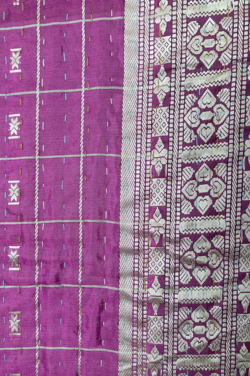 Noble Silk Blend Kantha Throw