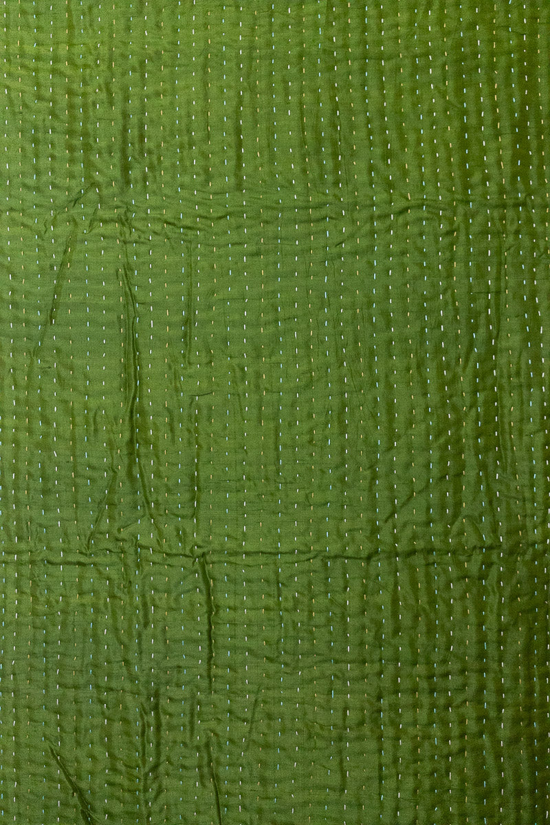 Noble Silk Blend Kantha Throw