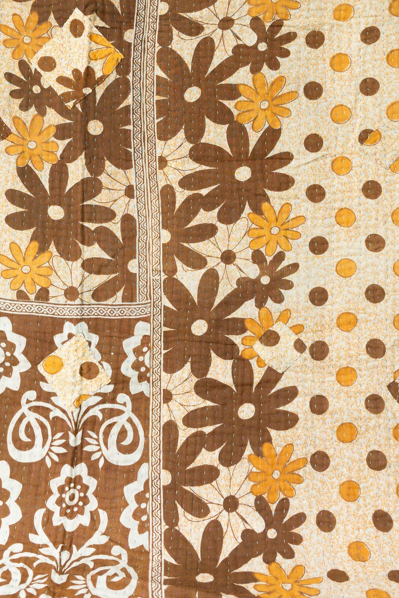 Noble No. 5 Large Kantha Throw