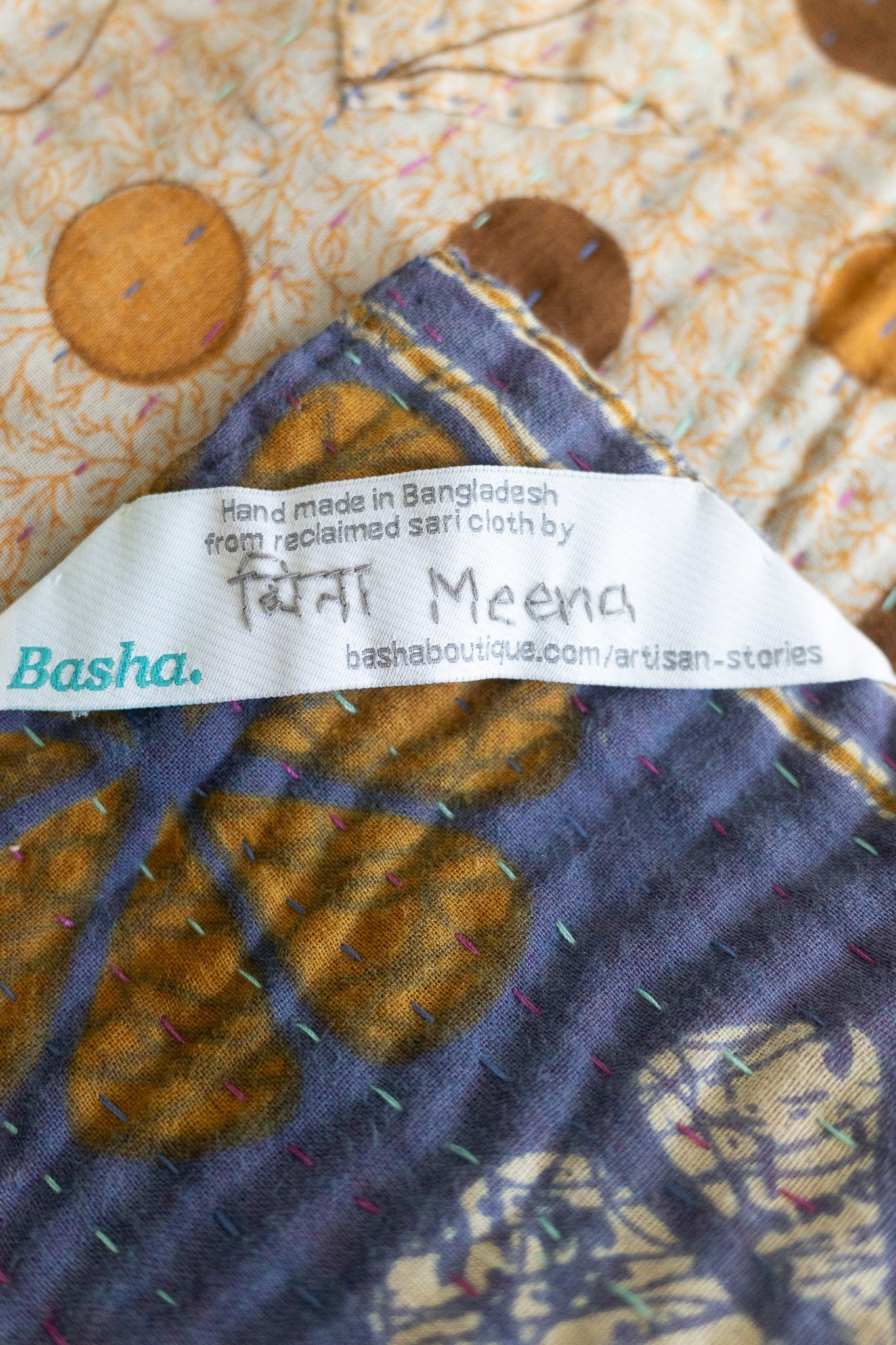 Noble No. 5 Large Kantha Throw