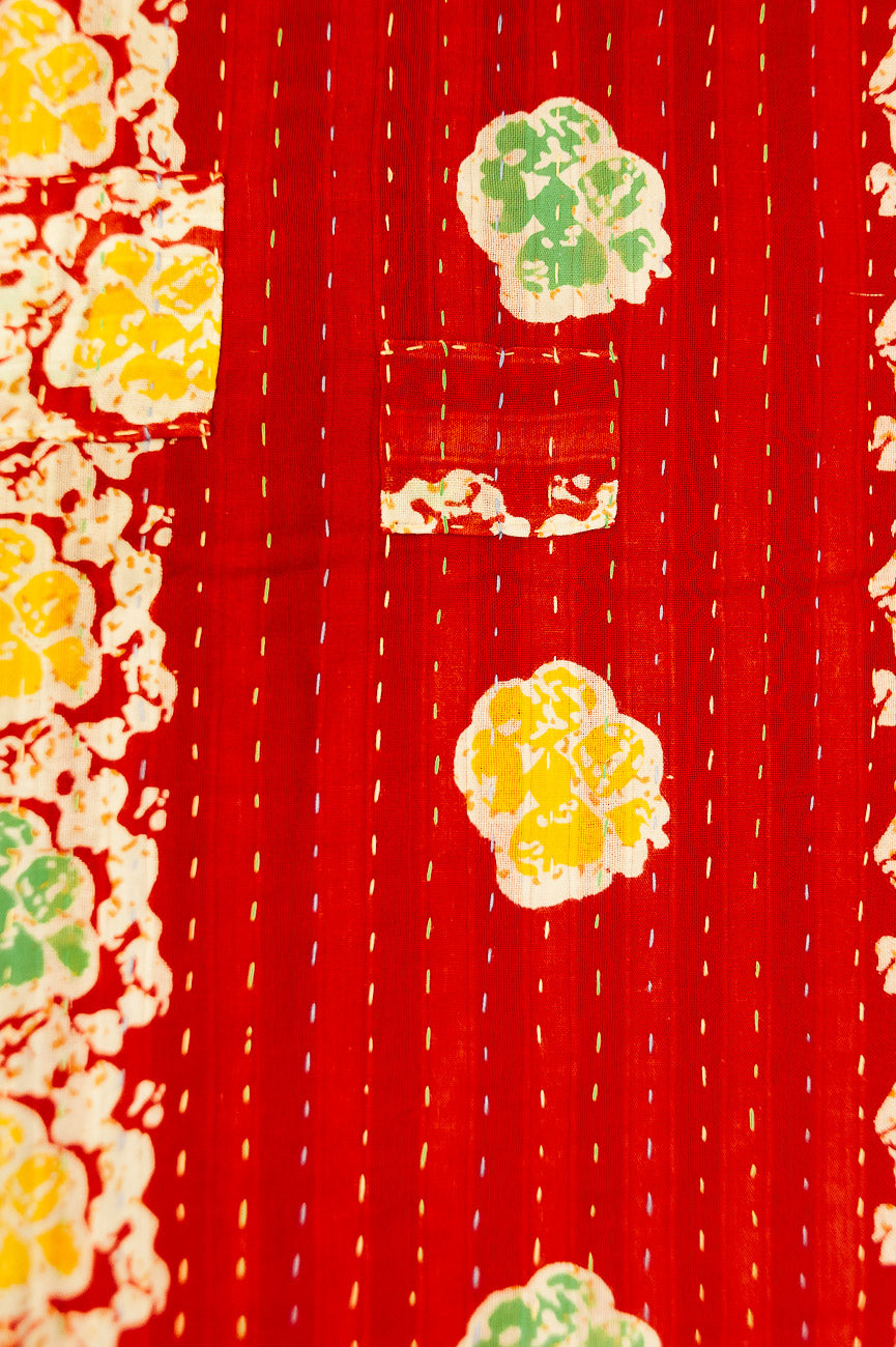 Noel Kantha Christmas Throw