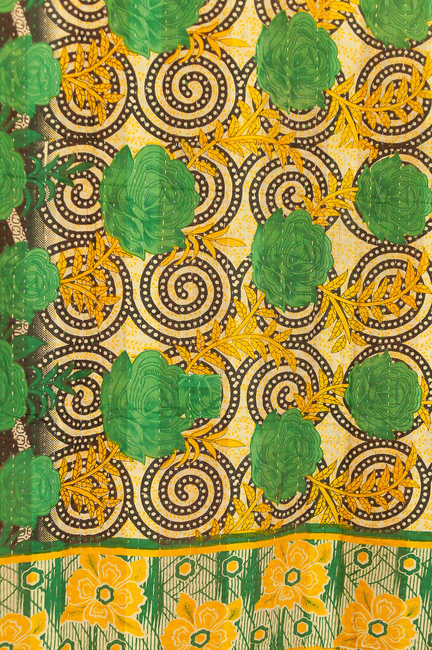 Noel Kantha Christmas Throw