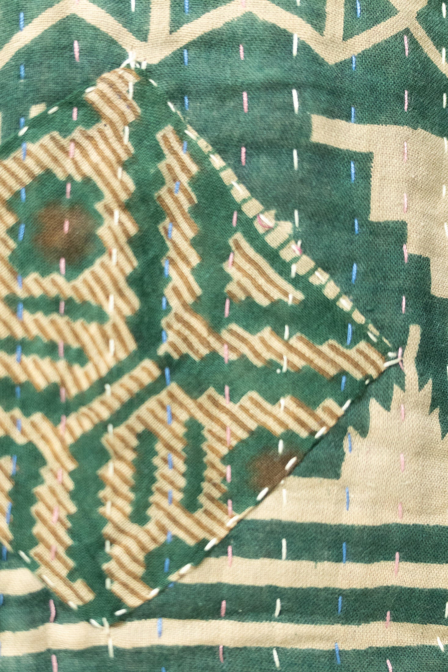 Noelle Holiday Kantha Blanket