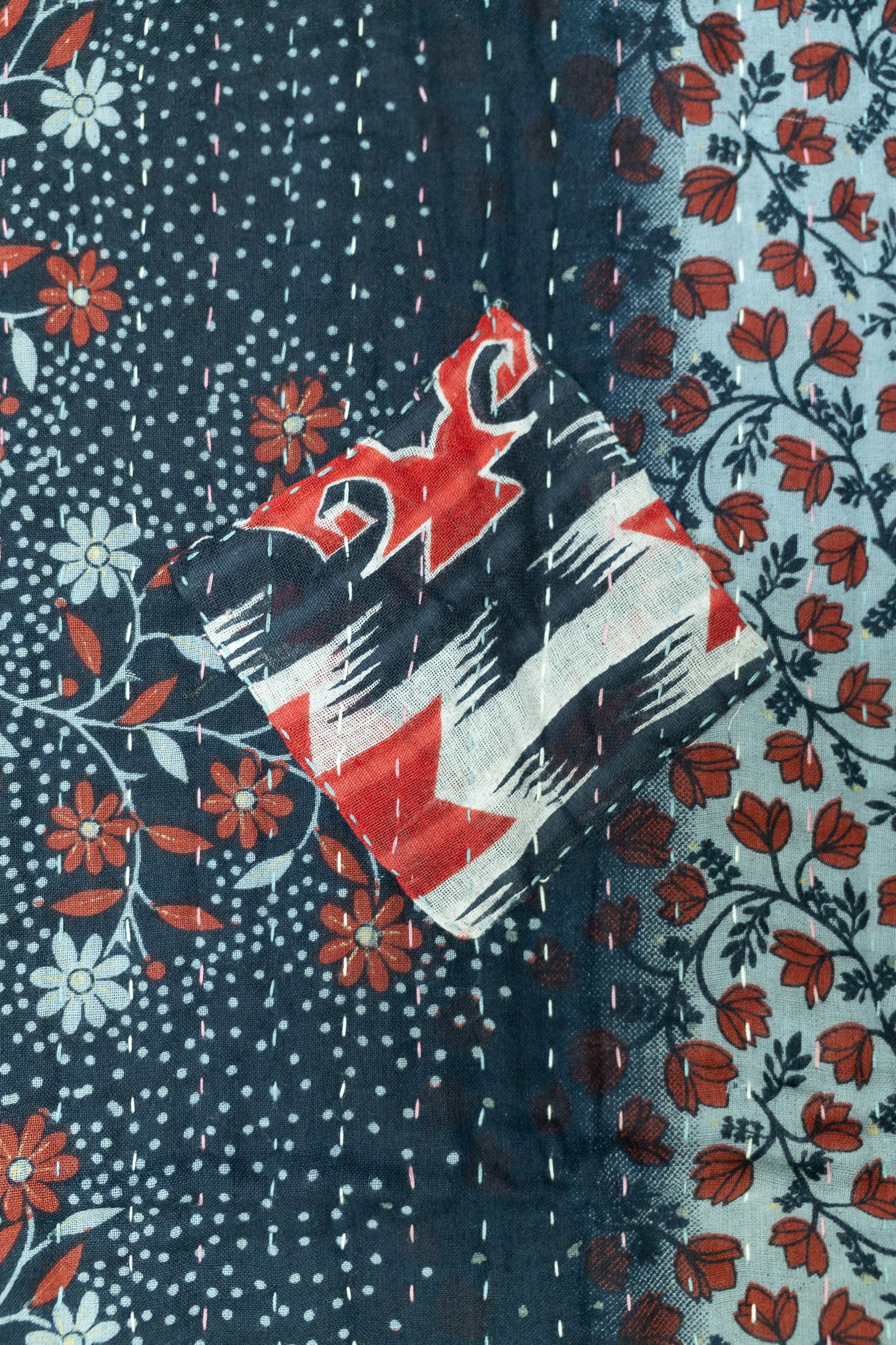 Noteworthy Kantha Throw