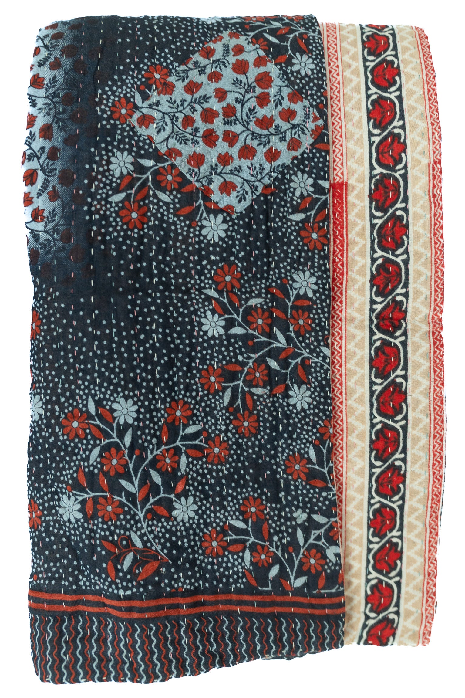 Noteworthy Kantha Throw