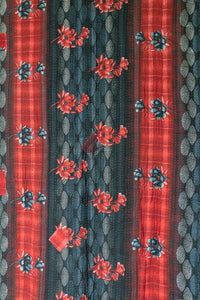 Kantha Throw Bed Quilt