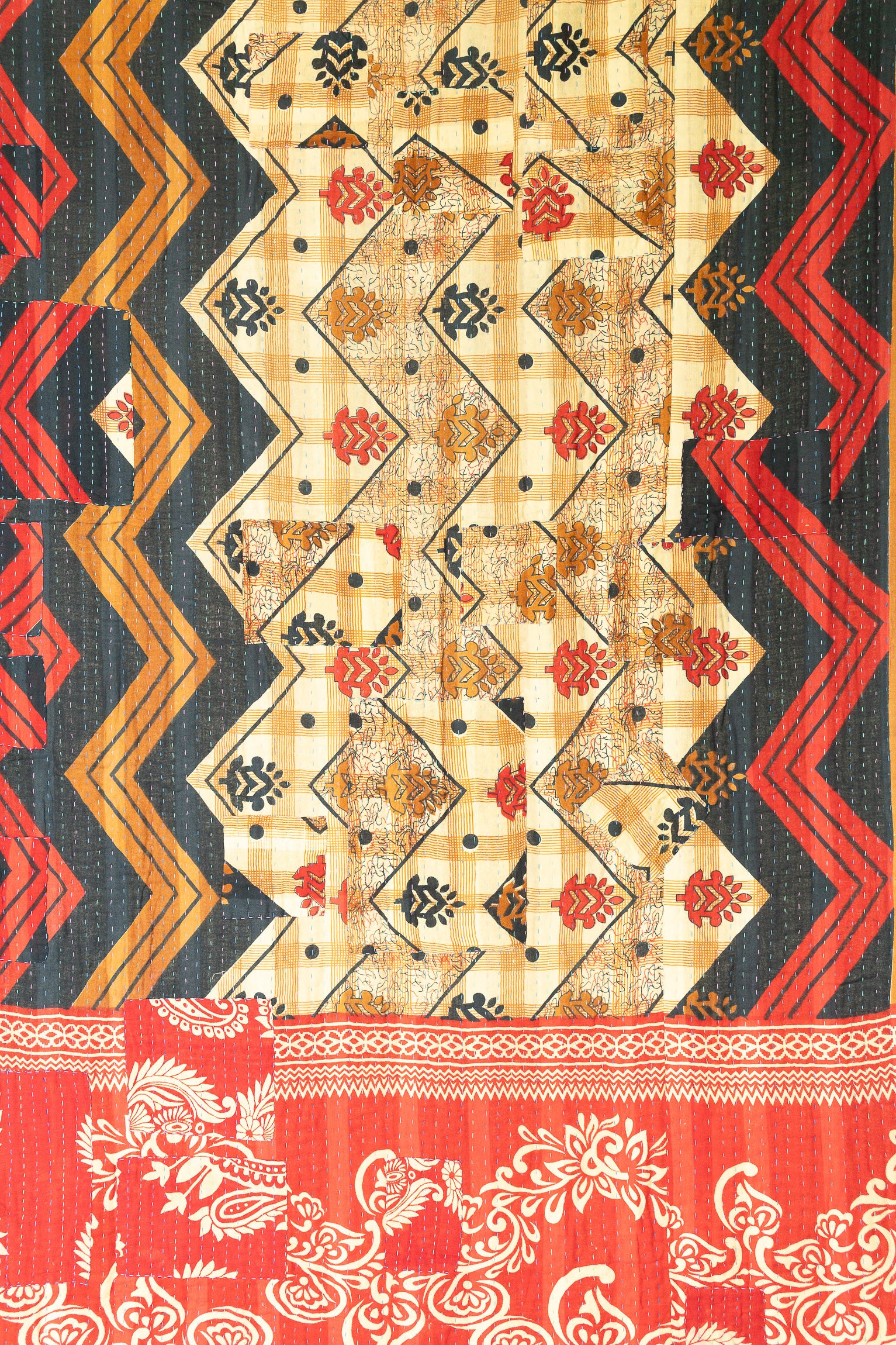 Novel Kantha Throw