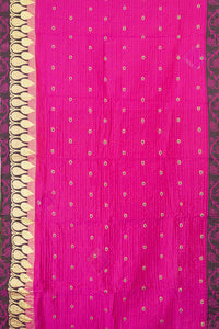Numinous Silk Blend Kantha Throw Blanket