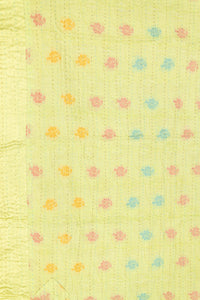 Numinous Silk Blend Kantha Throw Blanket