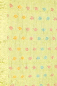 Numinous Silk Blend Kantha Throw Blanket