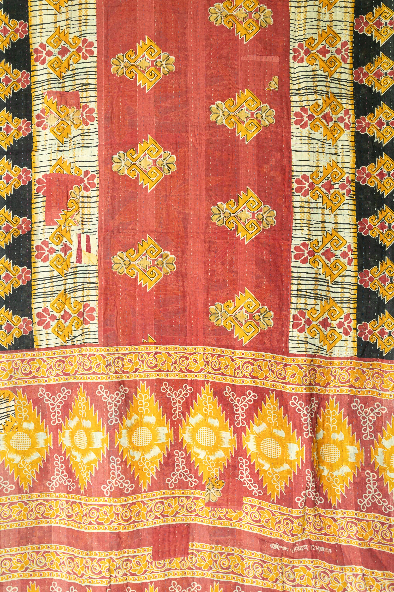 Optimistic Kantha Throw