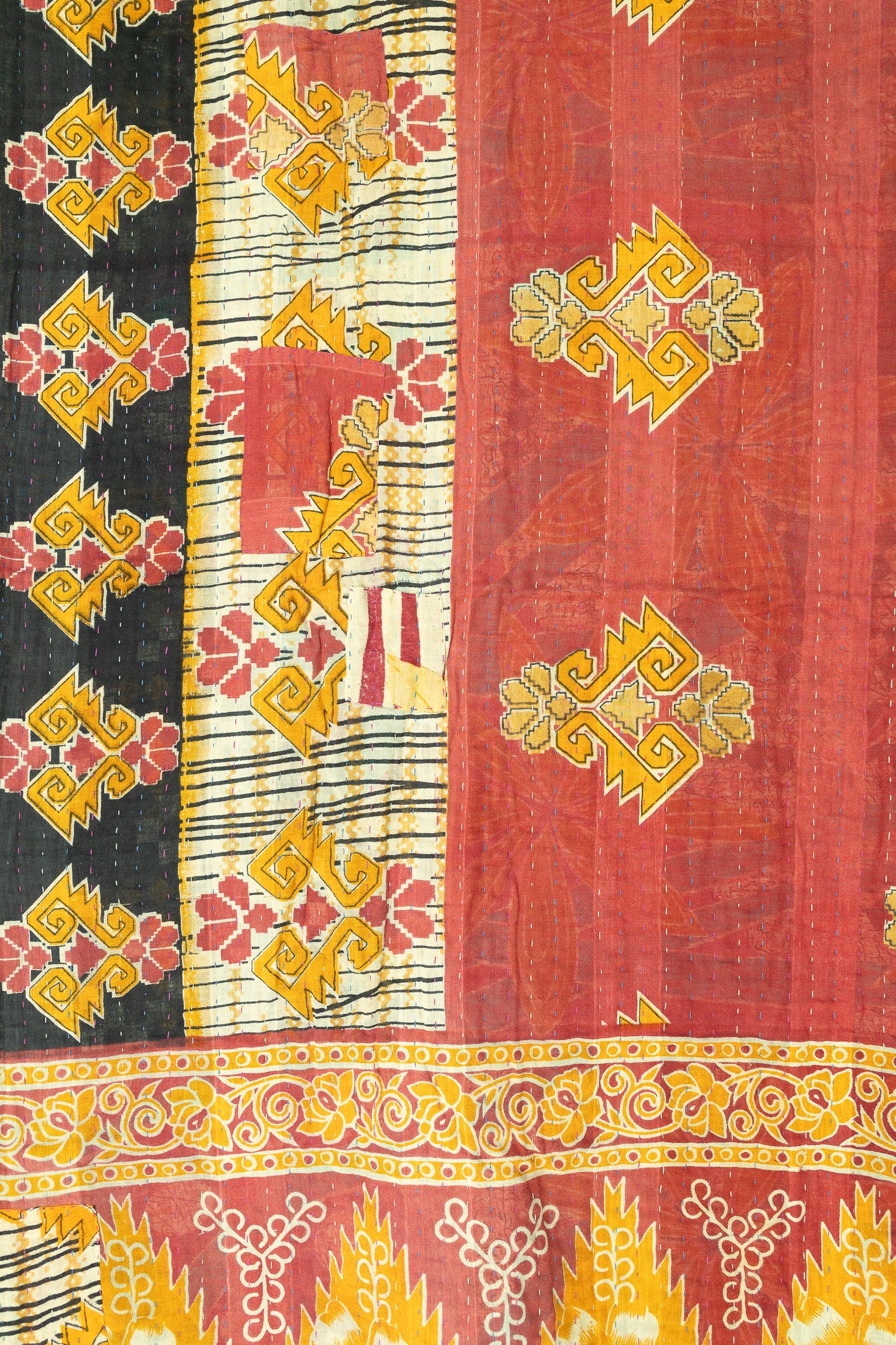 Optimistic Kantha Throw