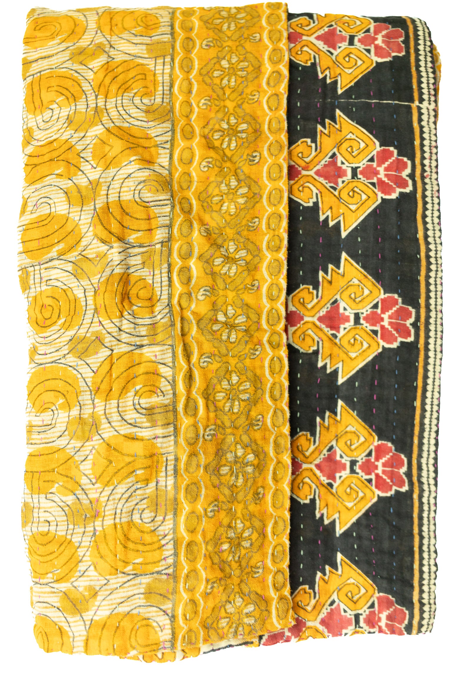 Optimistic Kantha Throw