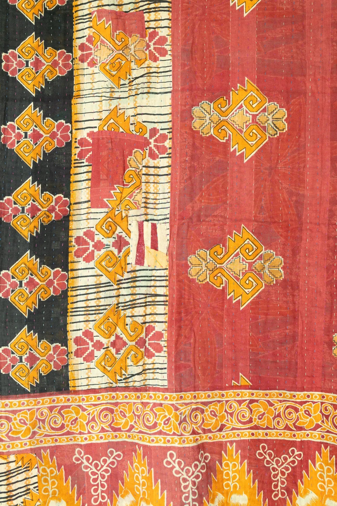 Optimistic Kantha Throw dignify
