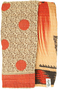 Orbit Large Kantha Throw Blanket