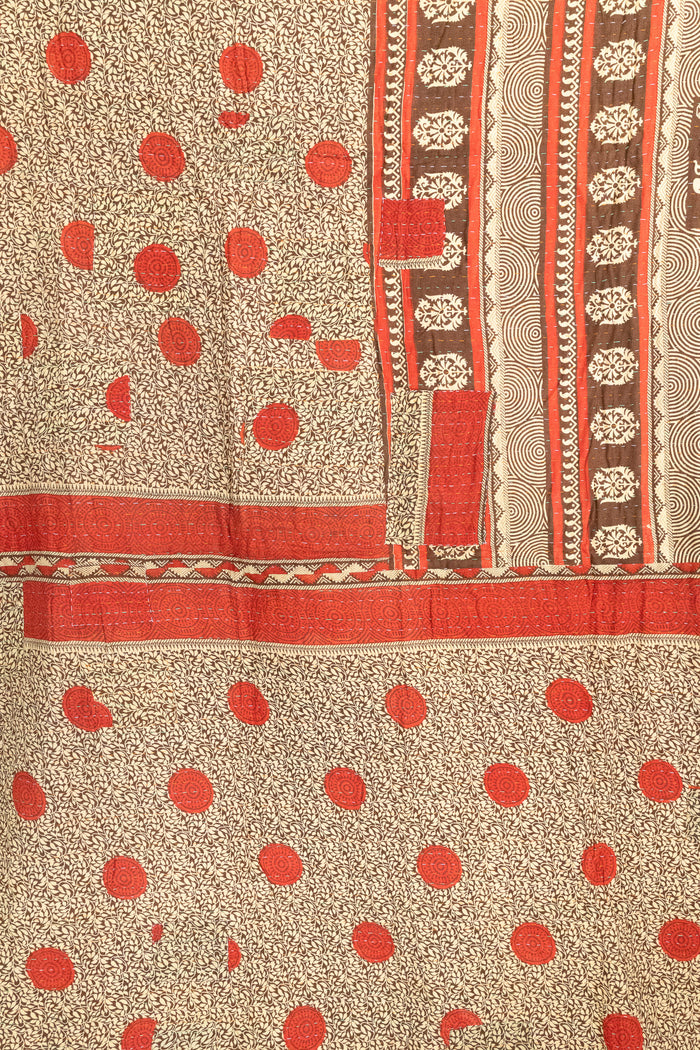 Orbit Large Kantha Throw Blanket