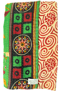 Outstanding Kantha Throw Blanket
