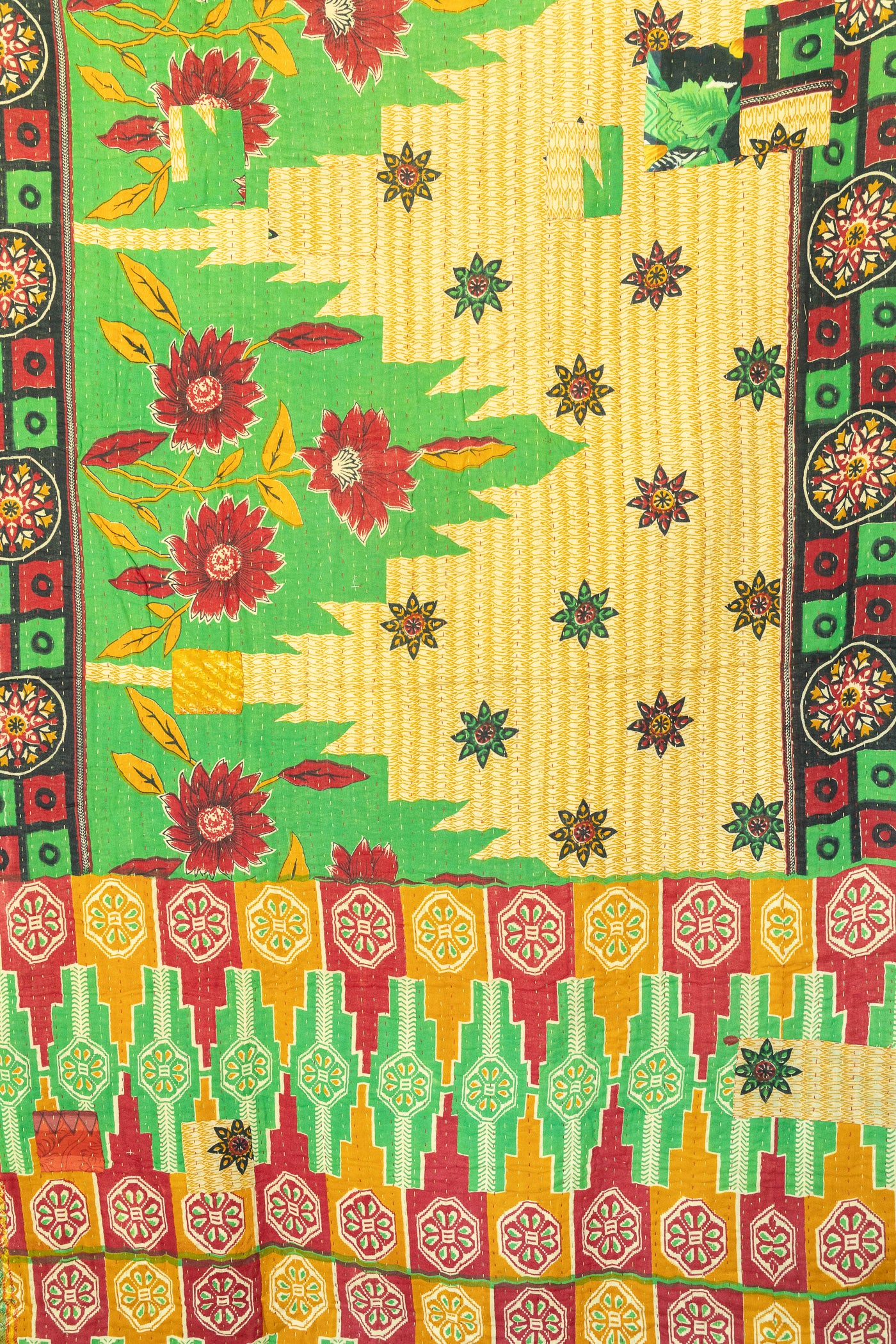 Outstanding Kantha Throw Blanket