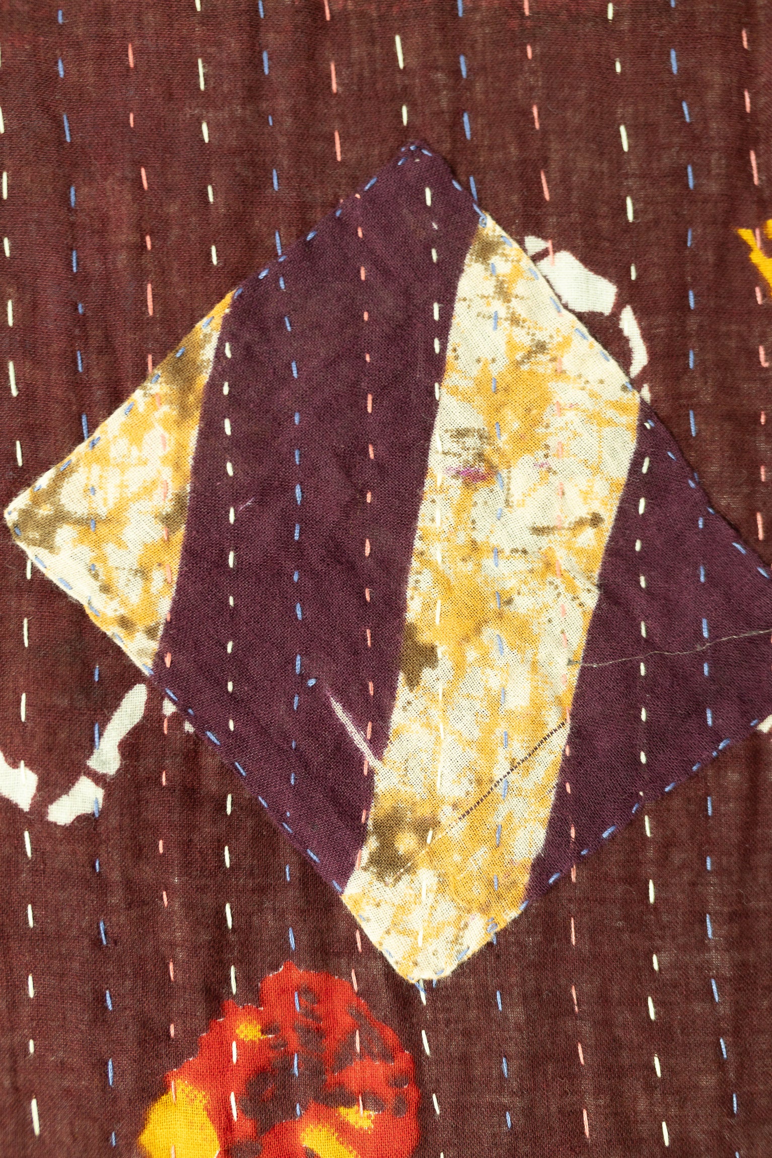 Overjoyed Kantha Throw
