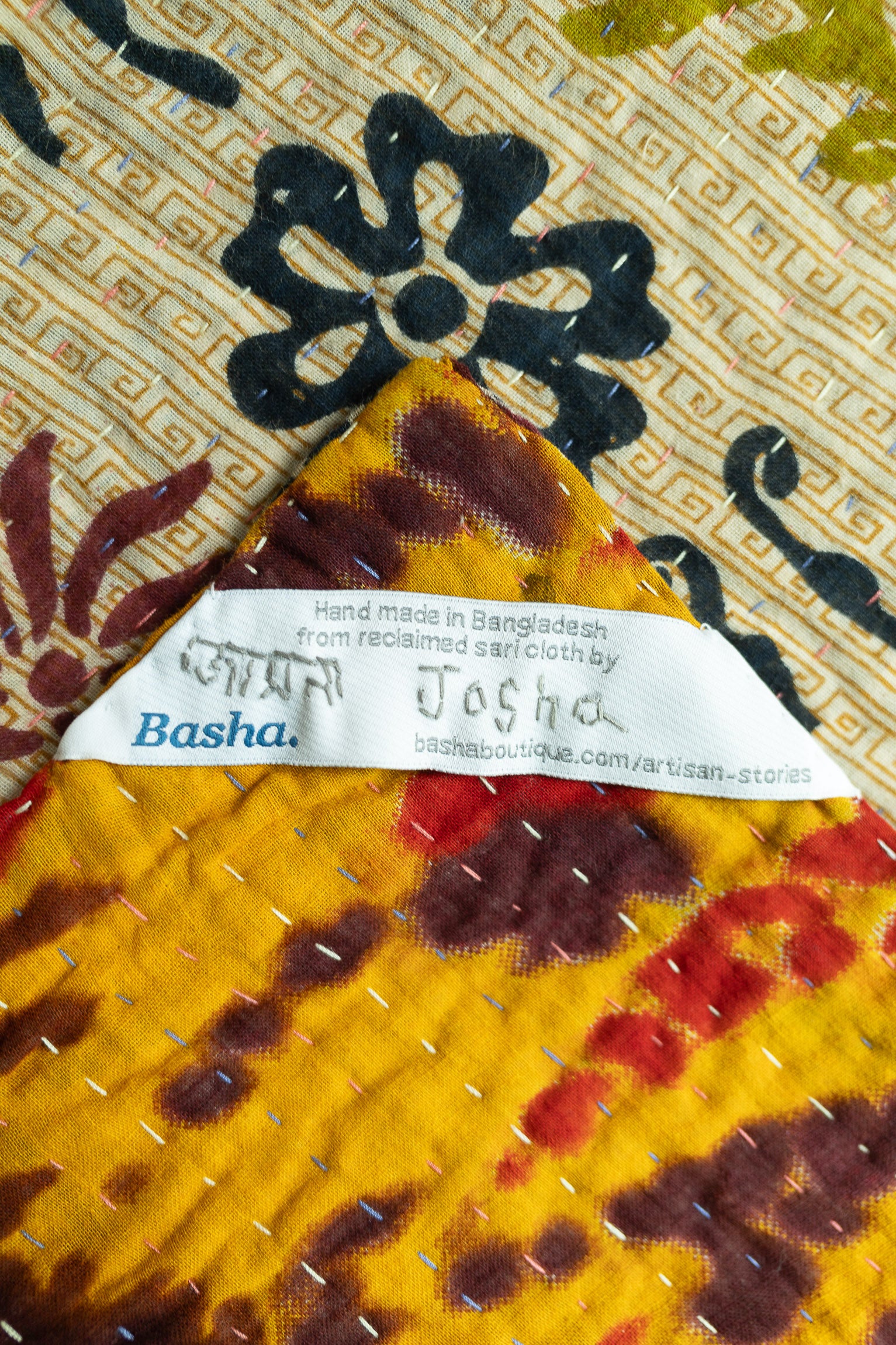 Overjoyed Kantha Throw