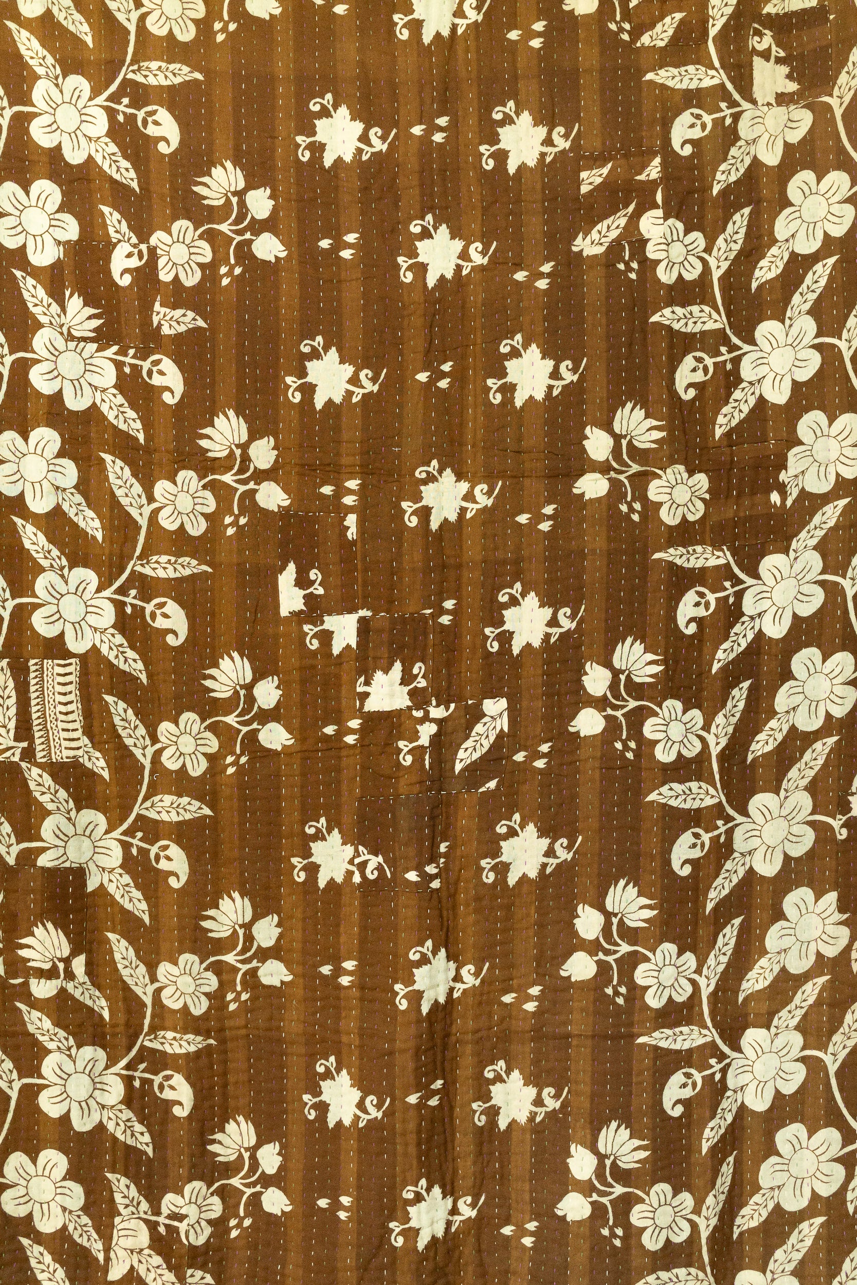 Kantha Throw Bed Quilt