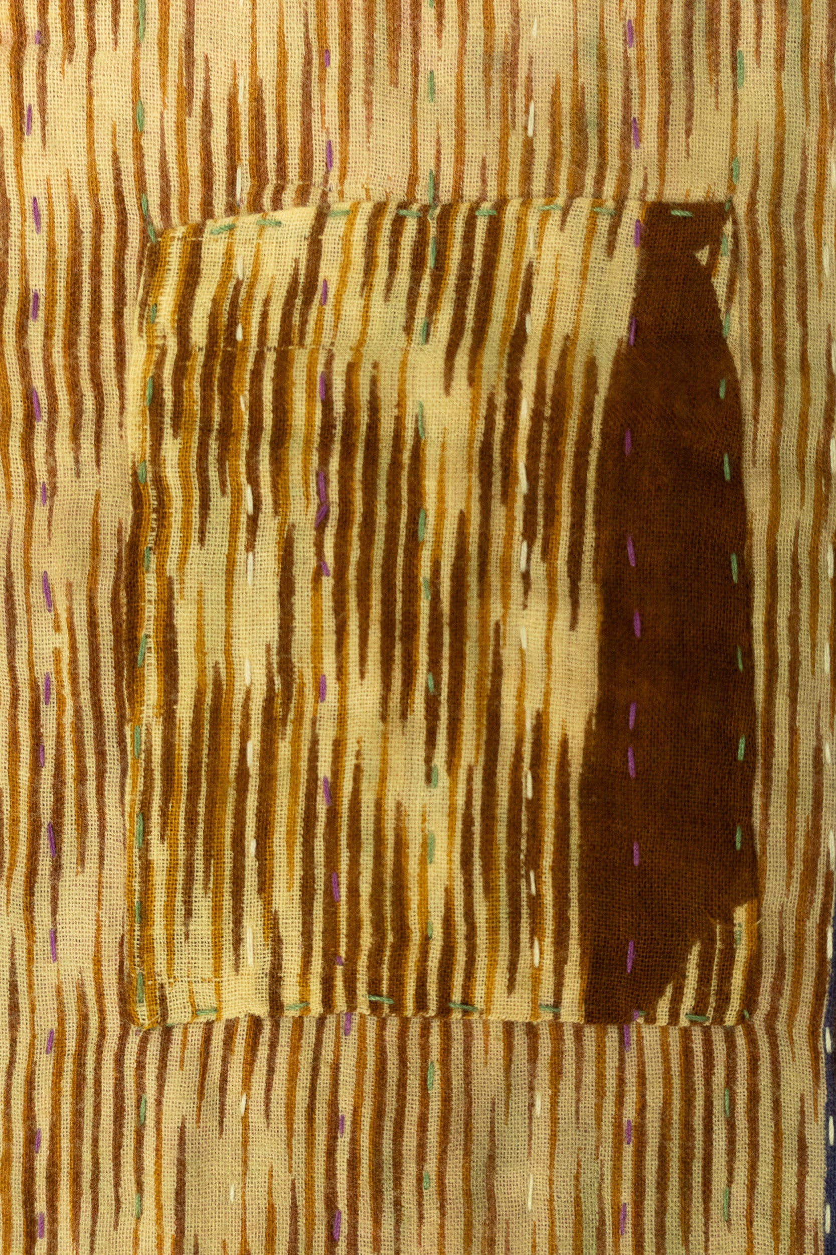 Painterly Kantha Throw