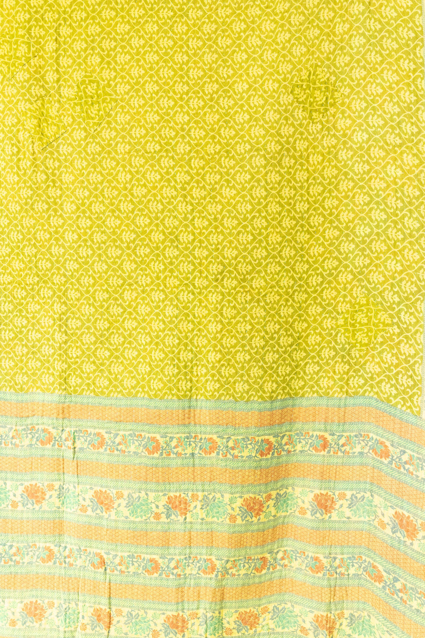Painterly Kantha Throw