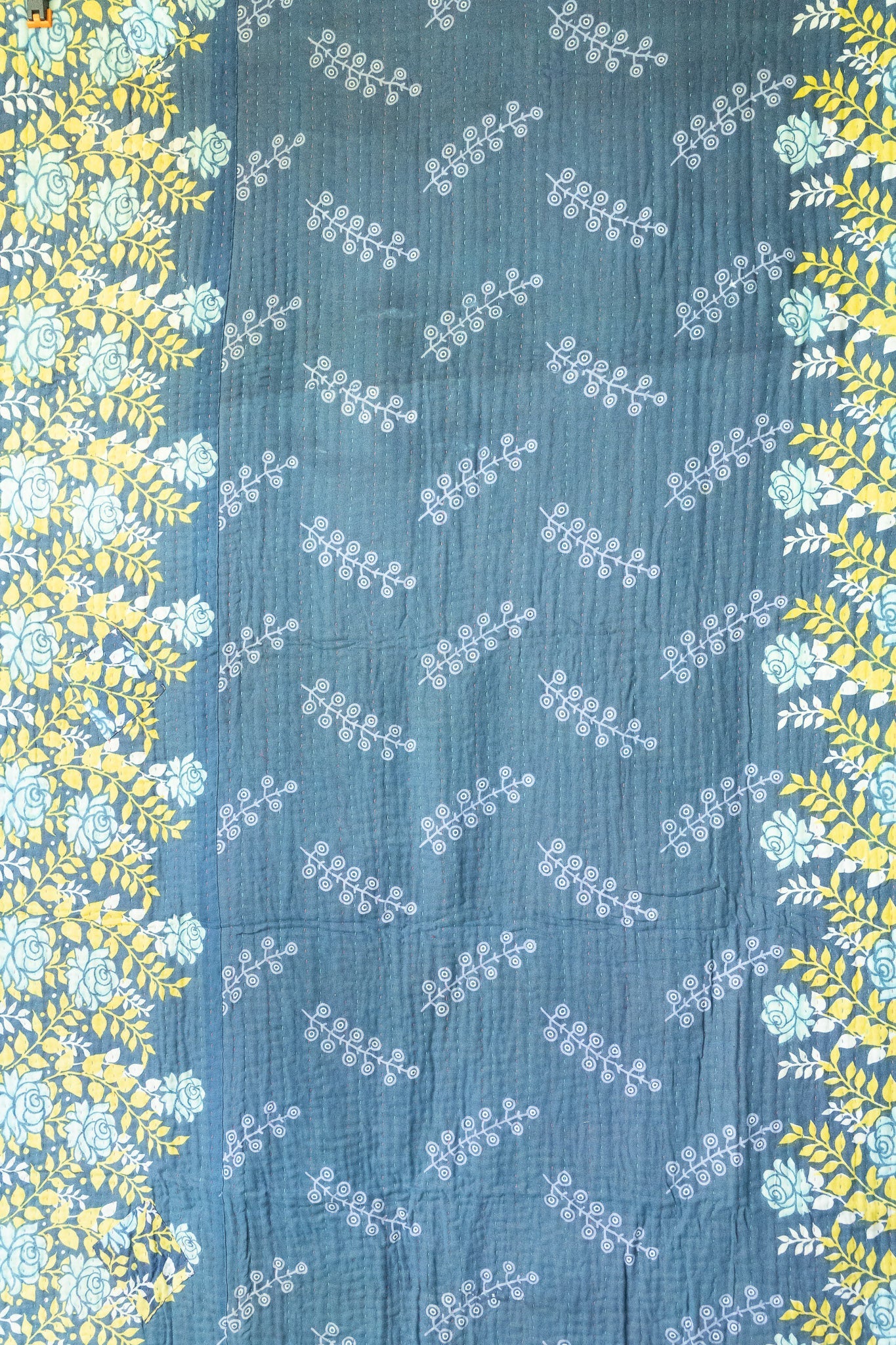Painterly Kantha Throw