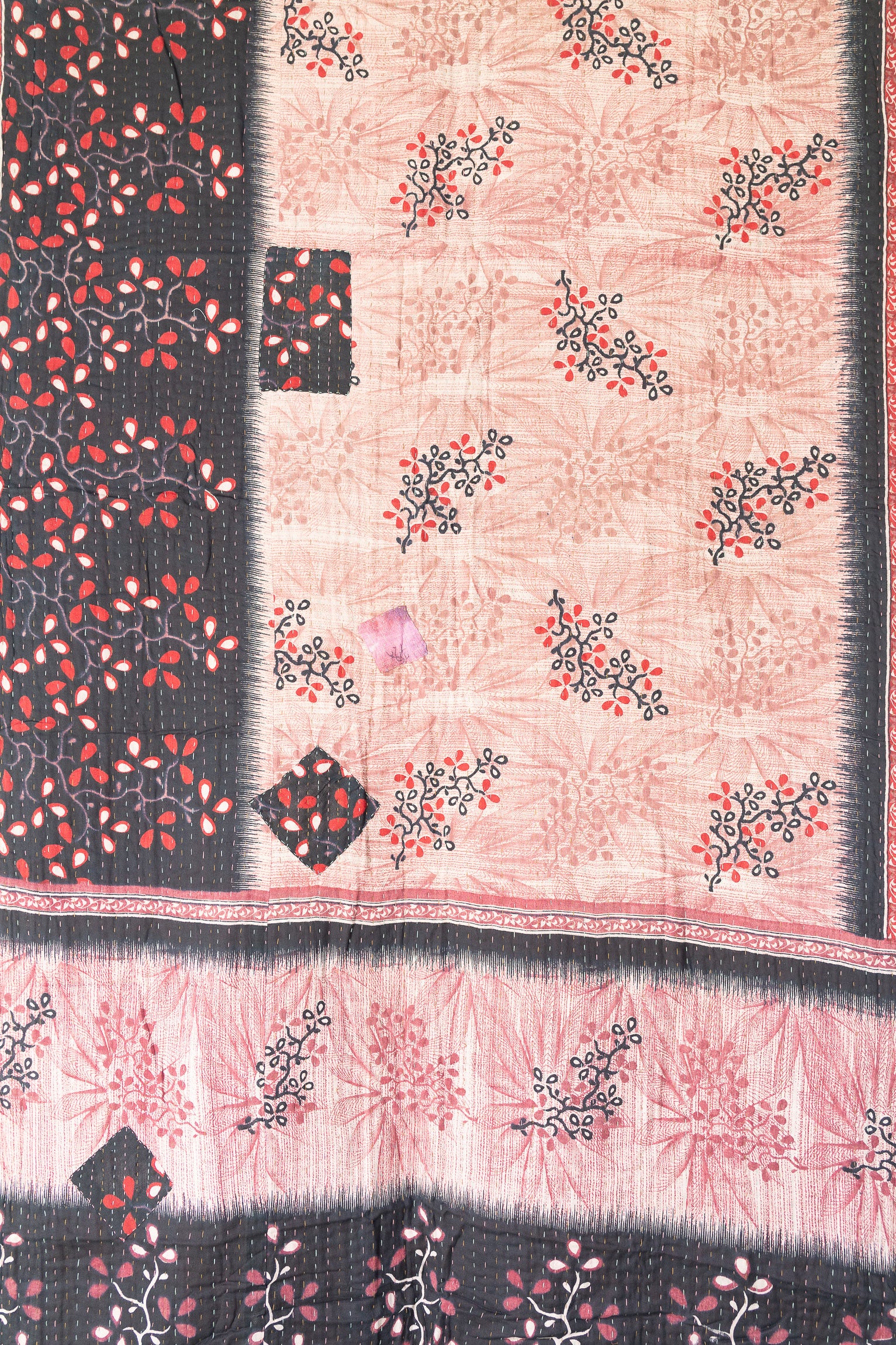 Passion Kantha Throw