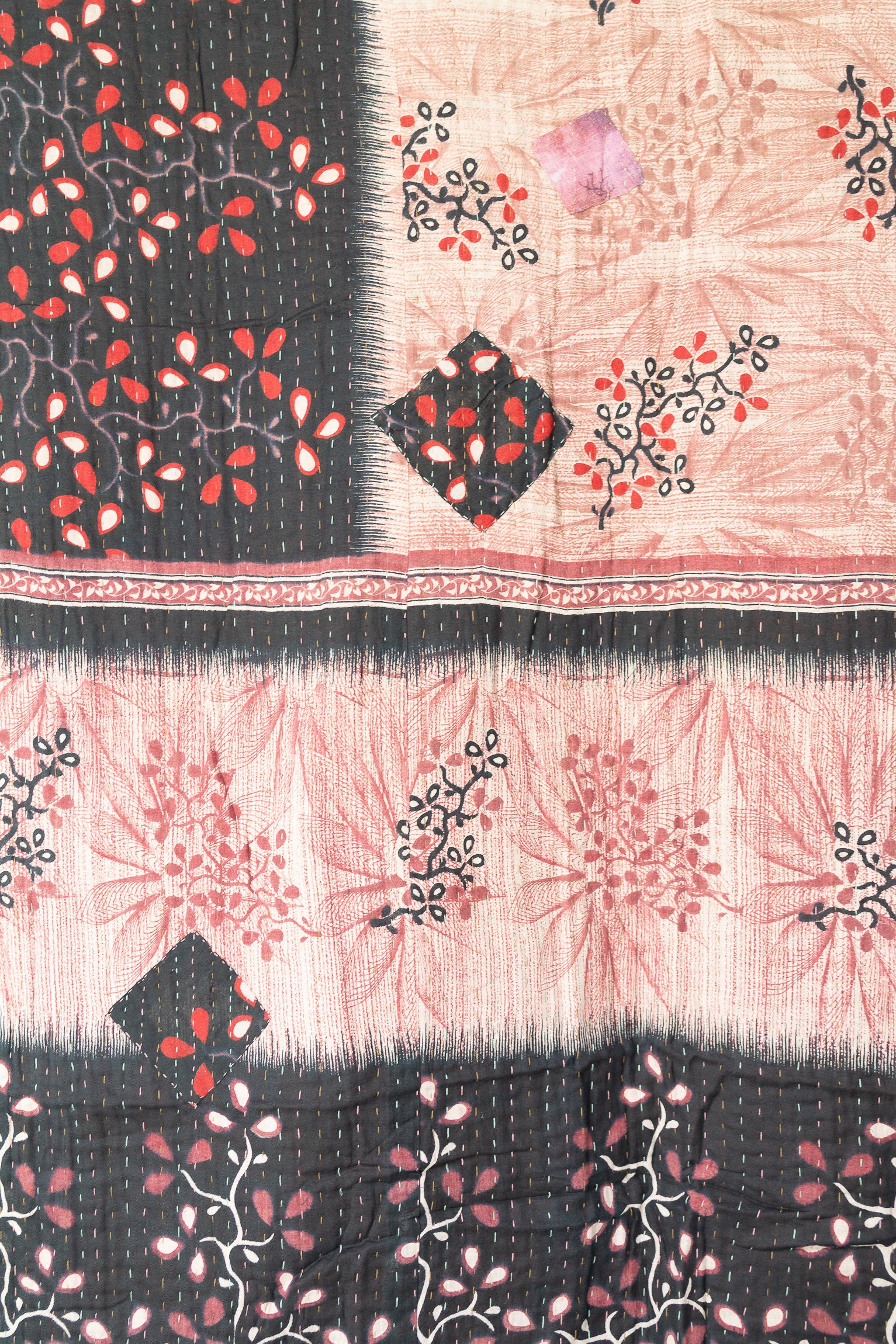 Passion Kantha Throw
