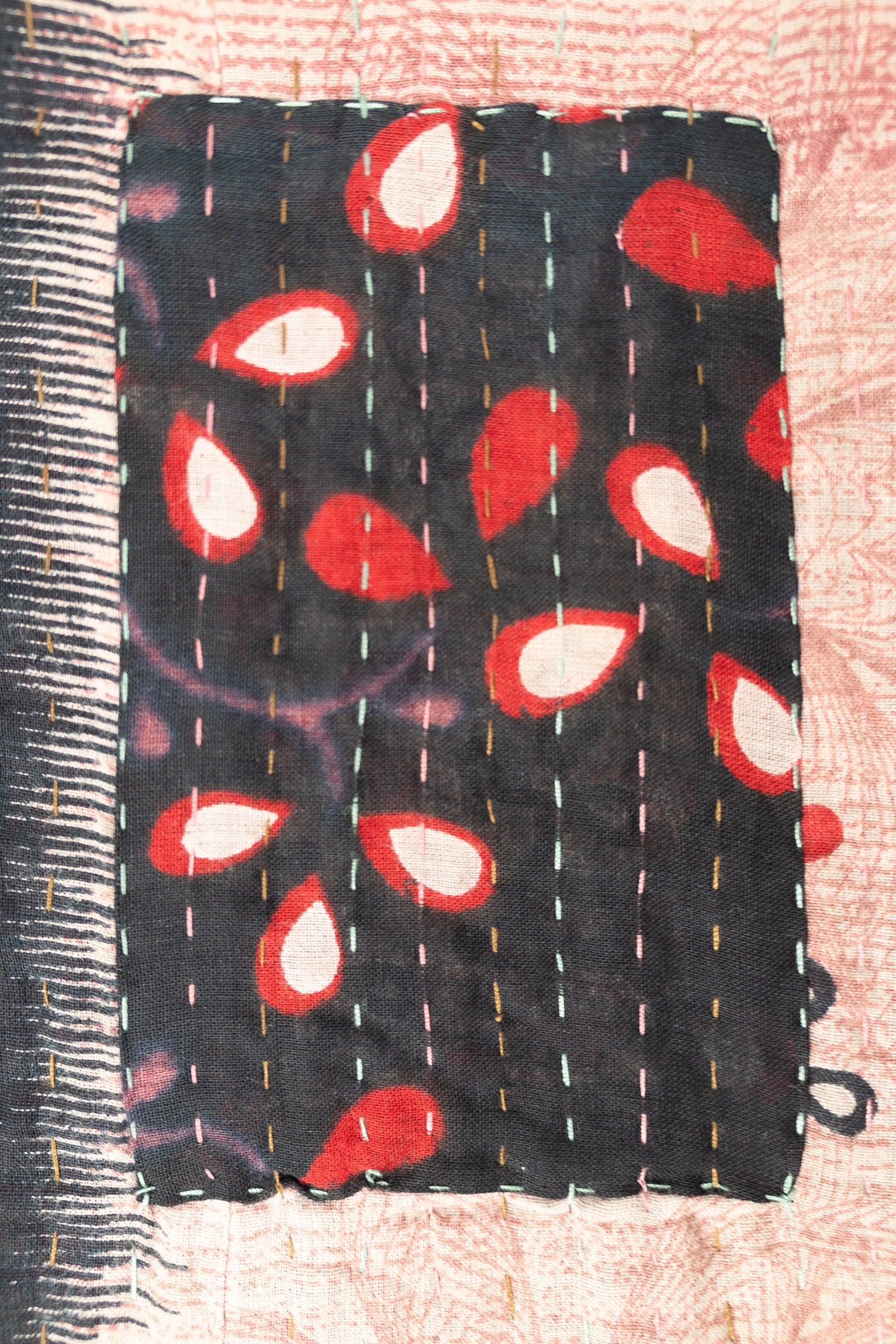 Passion Kantha Throw