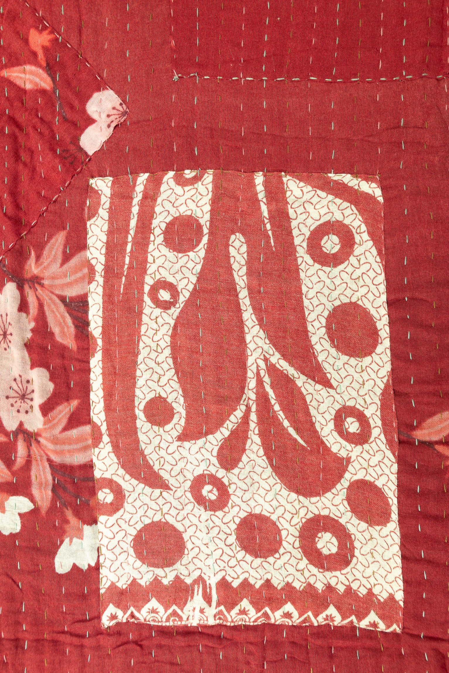 Passion Kantha Throw
