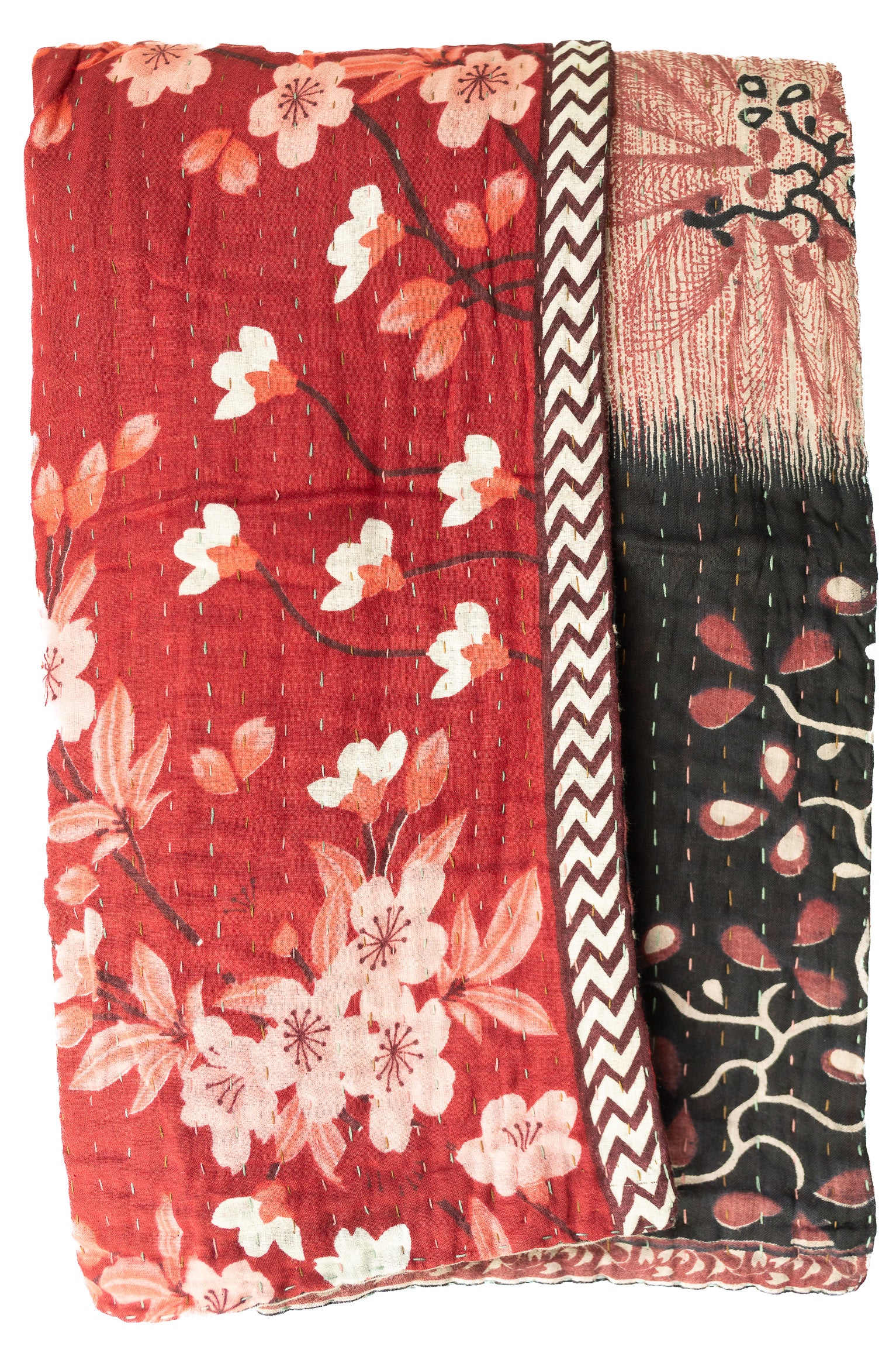 Passion Kantha Throw