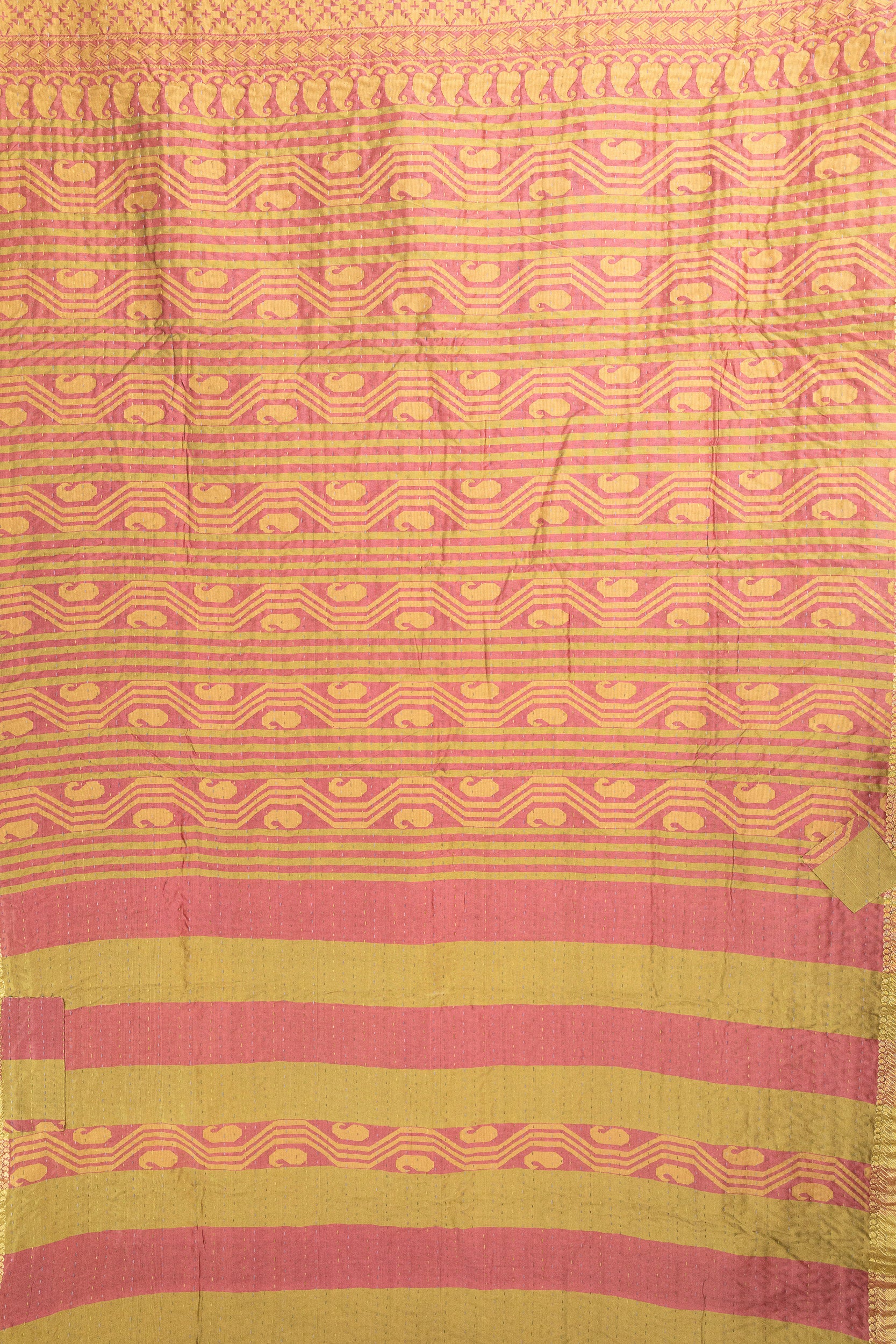 Patience Silk Blend Kantha Throw