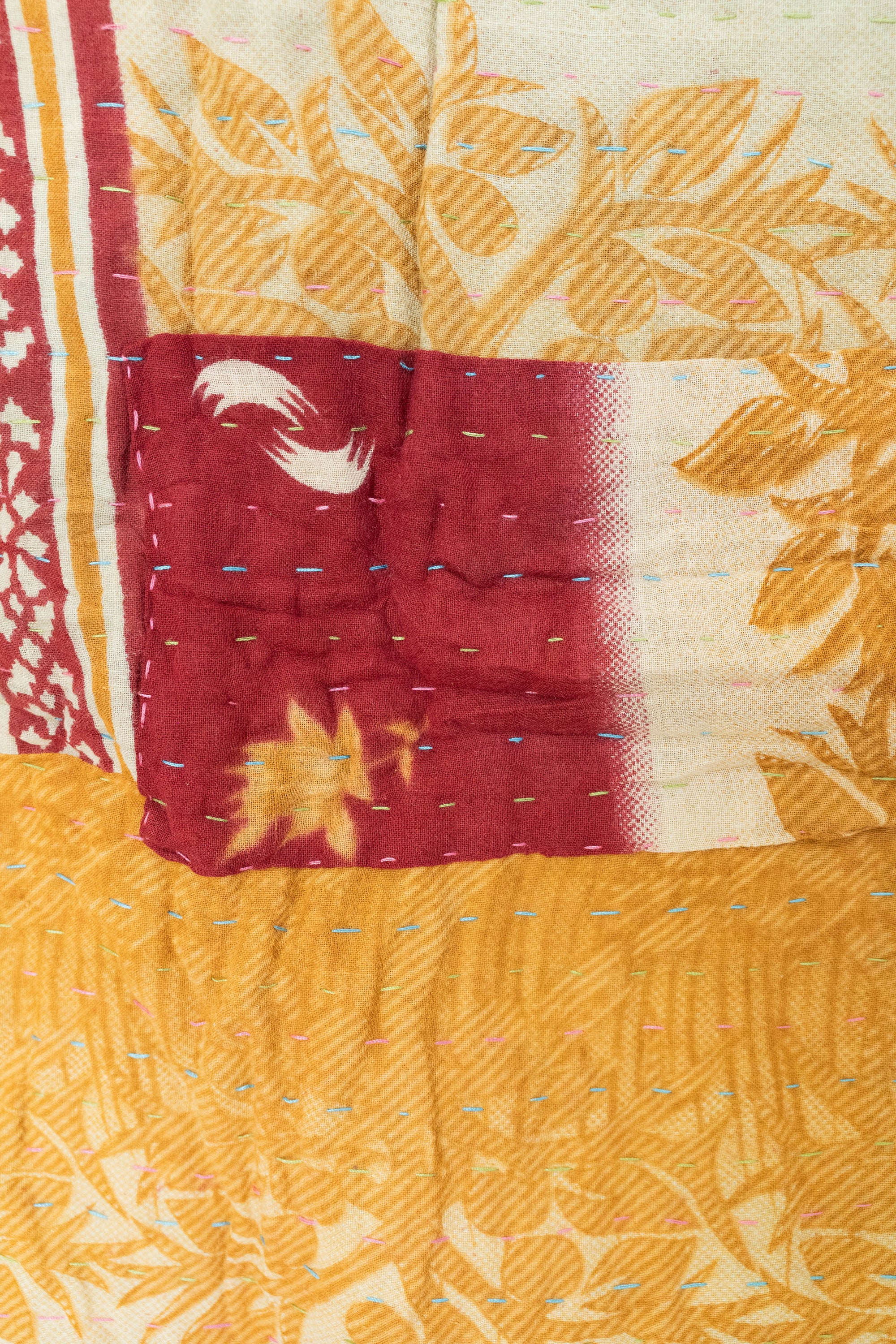 Peace Kantha Throw