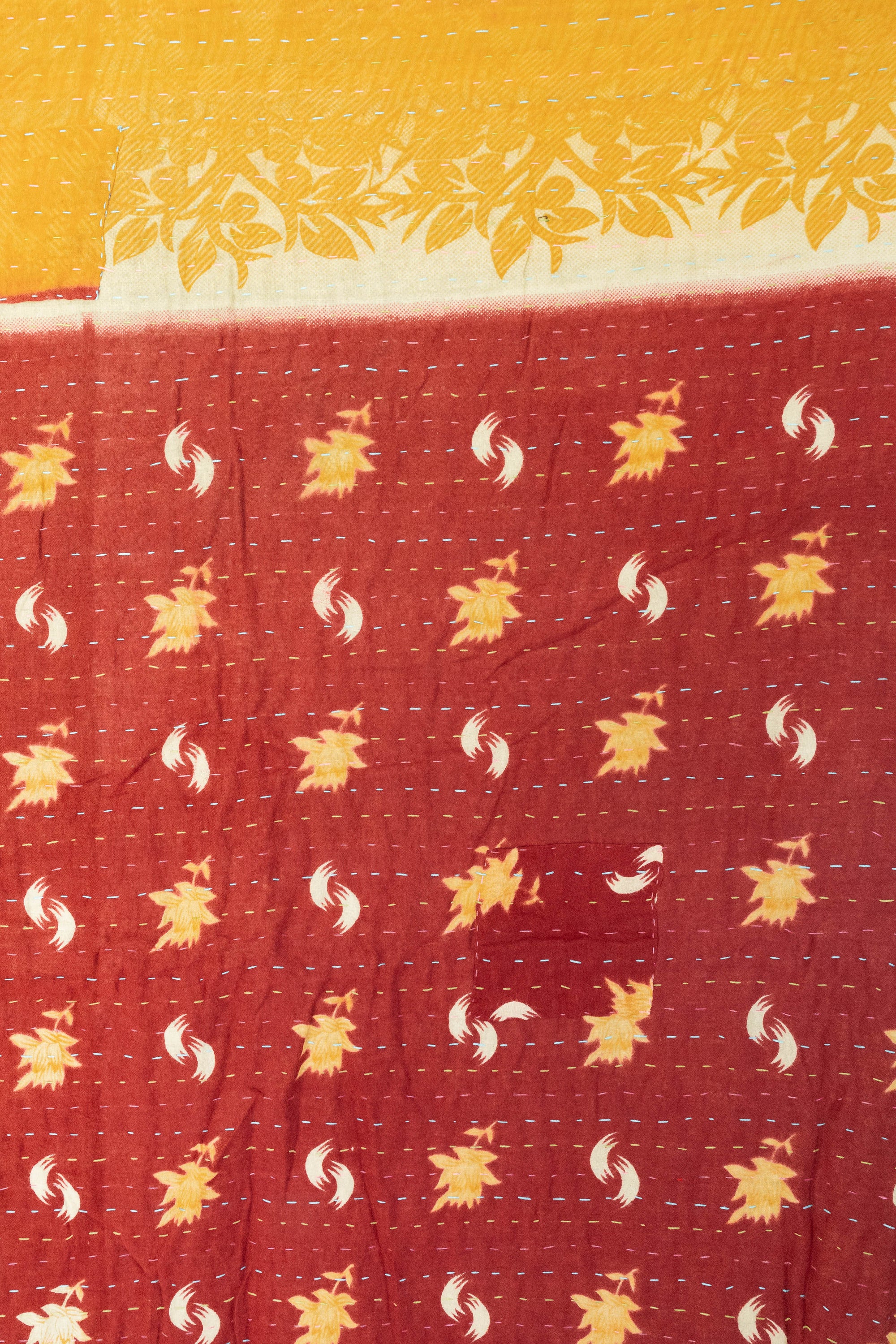 Peace Kantha Throw