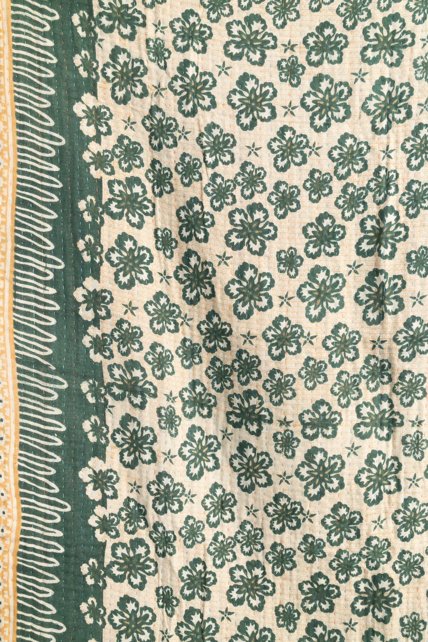 Peace Holiday Kantha Blanket