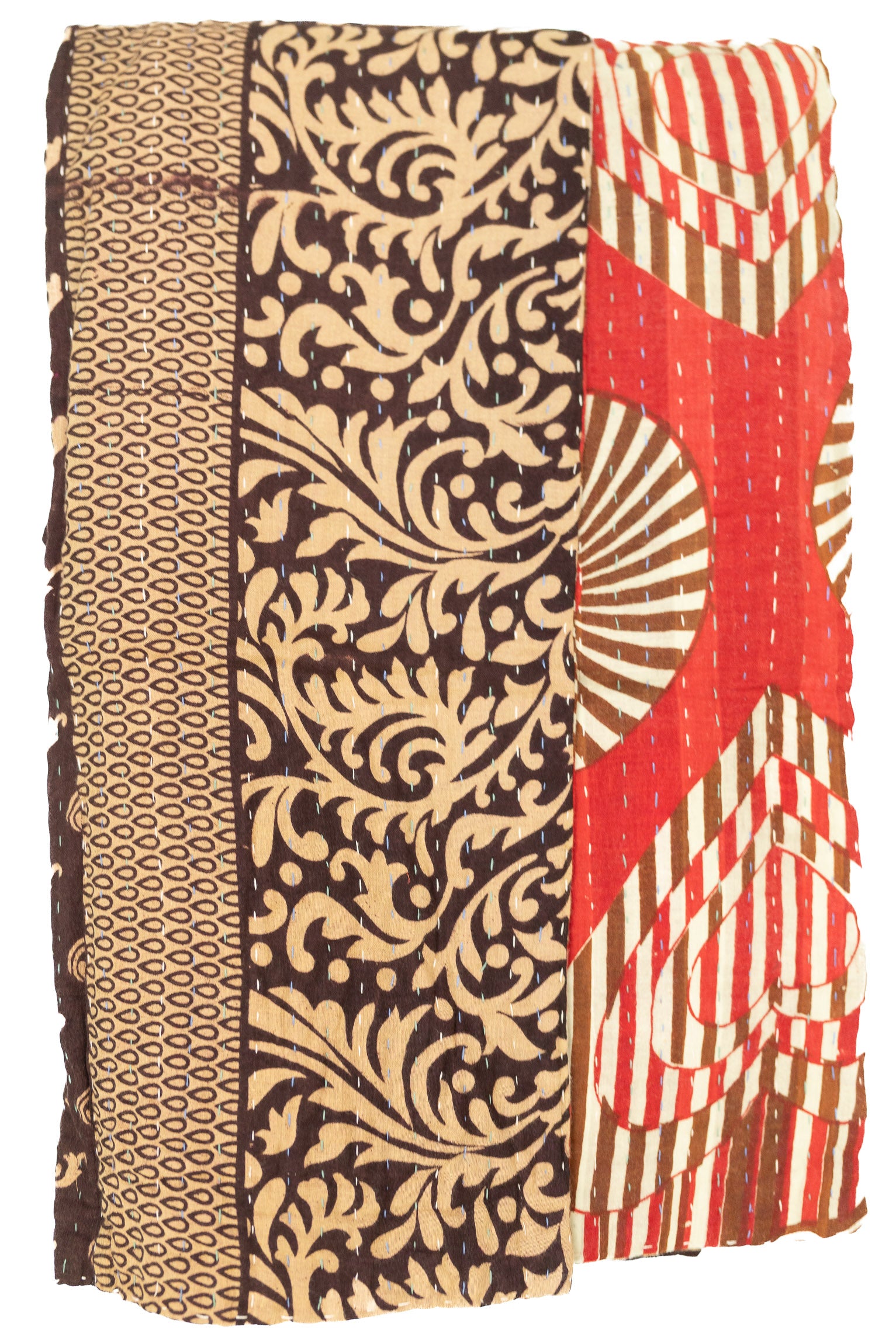 Peaceful Kantha Throw