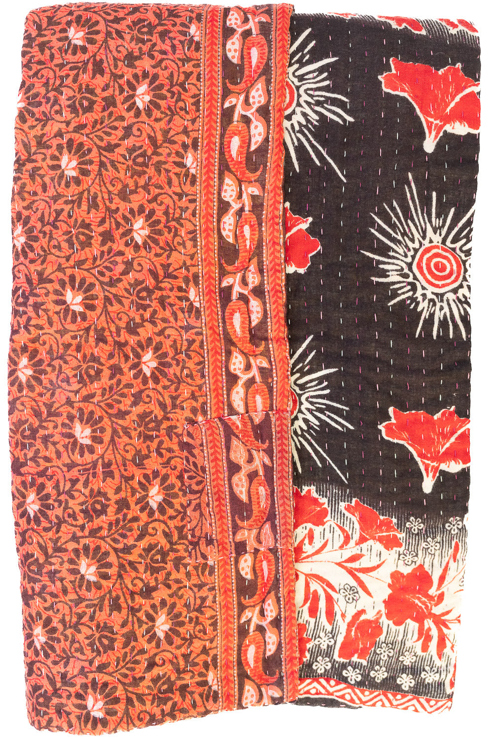 Petals Kantha Throw