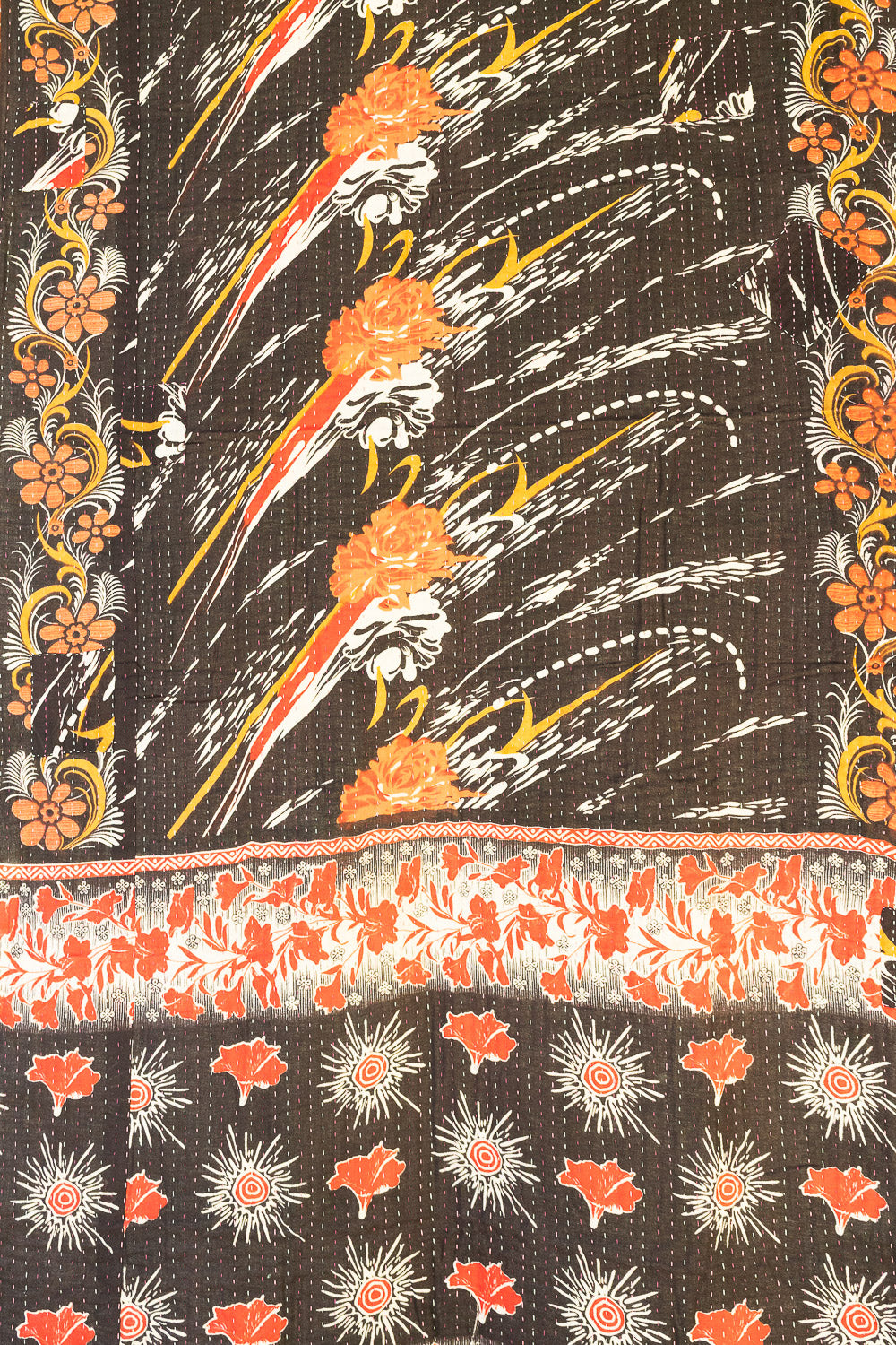 Petals Kantha Throw