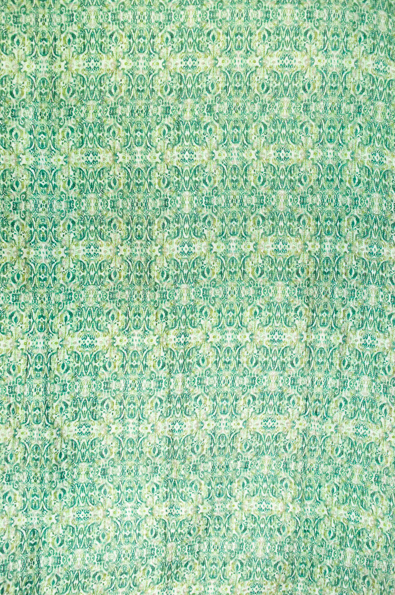 Pine Silk Blend Kantha Throw