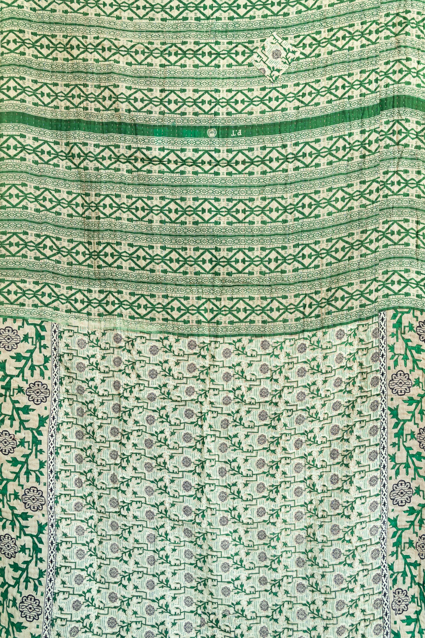 Pineberry Holiday Kantha Blanket